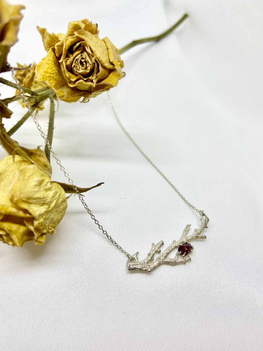 Garnet Branch Pendant